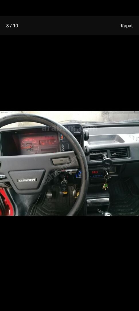 Sahibinden Suzuki Maruti 800 2000 Model İstanbul 80.000 km Kırmızı 5