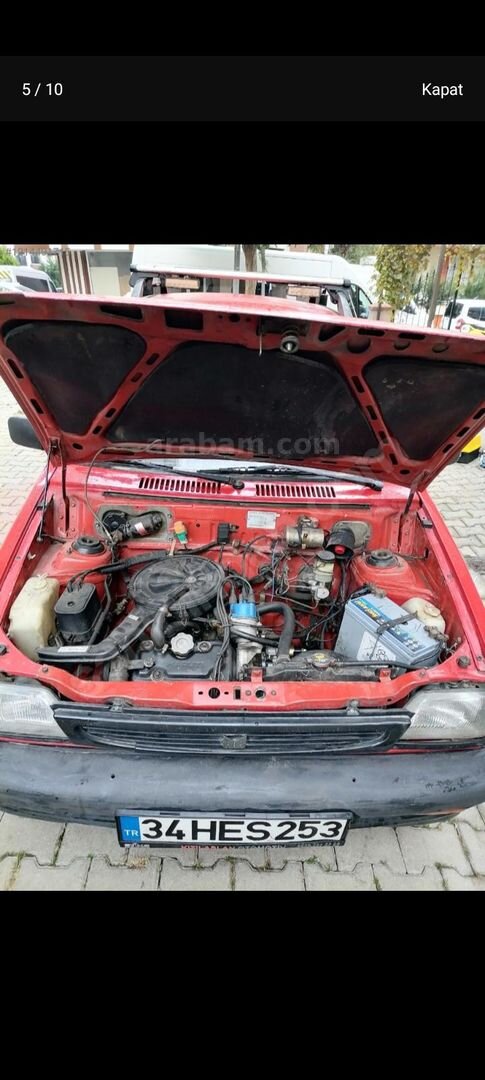 Sahibinden Suzuki Maruti 800 2000 Model İstanbul 80.000 km Kırmızı 6