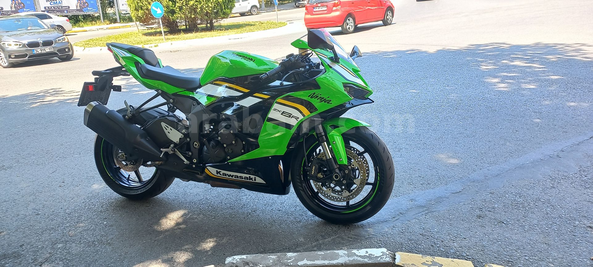 Sahibinden Kawasaki Ninja ZX 6R 2025 Model İstanbul 6.000 km Yeşil