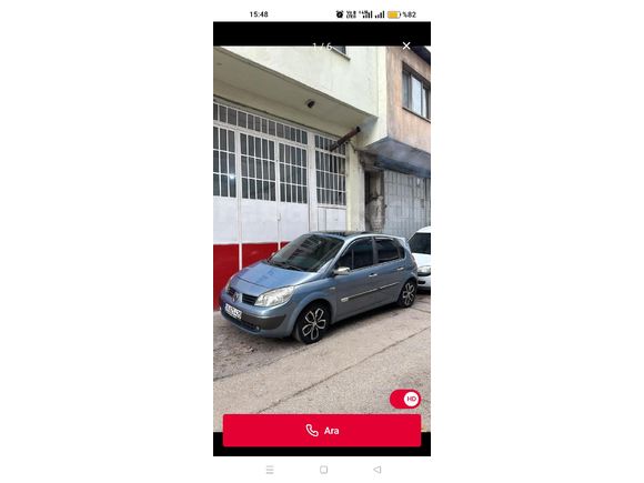 Sahibinden Renault Scenic 1.6 Dynamique 2005 Model