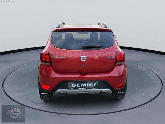 GEMİCİ'DEN 2016 MODEL SANDERO 1.5 DCİ STEPWAY-BOYASIZ-YENİ KASA
