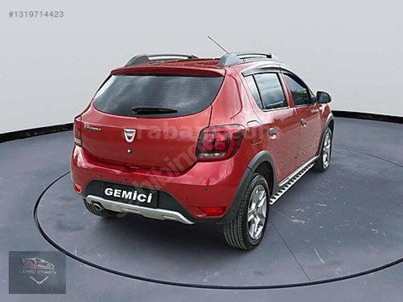 GEMİCİ'DEN-2017 SANDERO STEPWAY-1.5 DCİ OTOMATİK-HATASIZ BOYASIZ