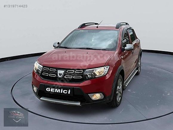 GEMİCİ'DEN-2017 SANDERO STEPWAY-1.5 DCİ OTOMATİK-HATASIZ BOYASIZ