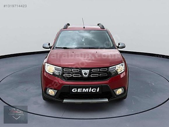 GEMİCİ'DEN-2017 SANDERO STEPWAY-1.5 DCİ OTOMATİK-HATASIZ BOYASIZ