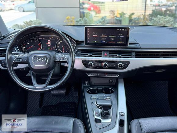 2016 AUDİ A4 SEDAN DİZEL 168BİNDE 2 PARÇA BOYALI DOUBLE EKRAN