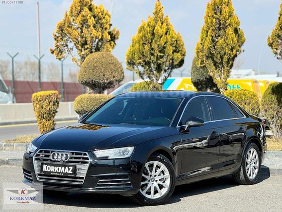 2016 AUDİ A4 SEDAN DİZEL 168BİNDE 2 PARÇA BOYALI DOUBLE EKRAN