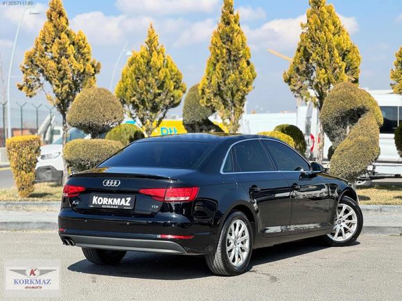2016 AUDİ A4 SEDAN DİZEL 168BİNDE 2 PARÇA BOYALI DOUBLE EKRAN