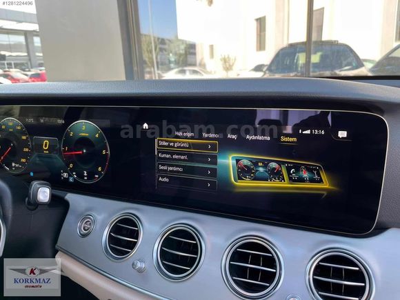2020 E200d AVANGARD YENİ KASA SİYAH-BEJ 132BİNDE COMMAND EKRAN