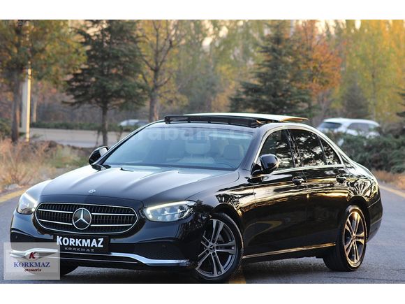 2020 E200d AVANGARD YENİ KASA SİYAH-BEJ 132BİNDE COMMAND EKRAN