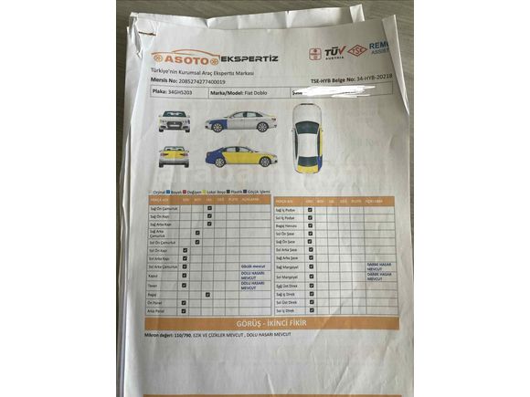 Sahibinden Fiat Doblo Combi 1.3 Multijet Dynamic 2011 Model 