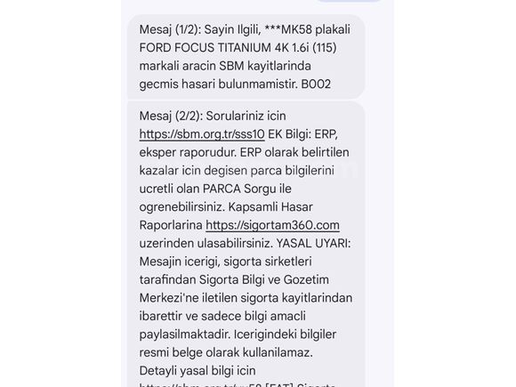 Sahibinden - Hasar Kayıtsız - Temiz - Ford Focus