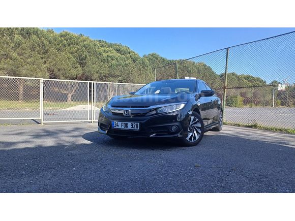 Sahibinden Honda Civic 1.6i VTEC Eco Elegance 2017 Model İstanbul 117.800 km Siyah
