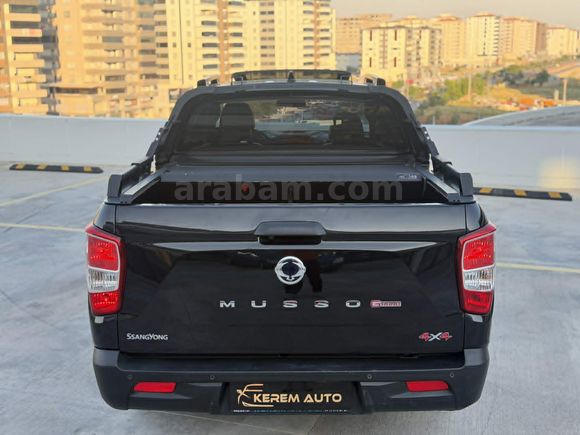 2023 MUSSO 2.2 PLATİNUM PLUS 4X4 HATASIZ SERVİS BAKIMLI 95 BİNDE+