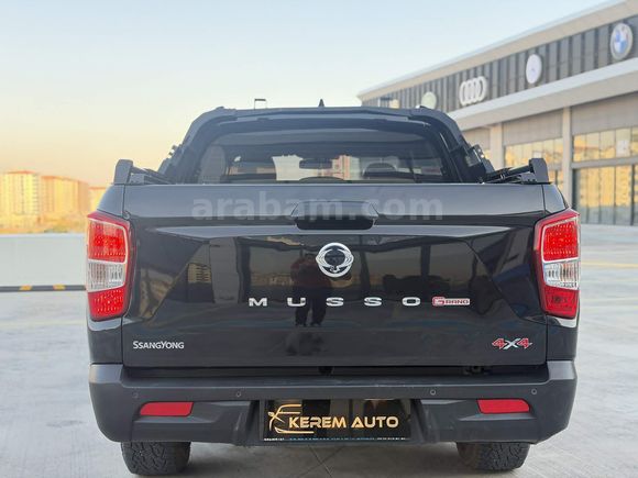 2023 MUSSO 2.2 PLATİNUM PLUS 4X4 HATASIZ SERVİS BAKIMLI 95 BİNDE+