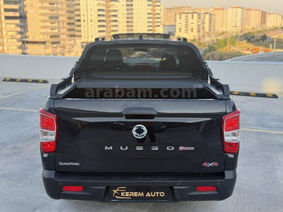 2023 MUSSO 2.2 PLATİNUM PLUS 4X4 HATASIZ SERVİS BAKIMLI 95 BİNDE+