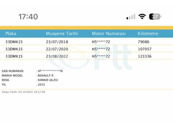 Sahibinden Renault Clio 1.2 Joy 2015 Model Kocaeli 143.000 km Kırmızı