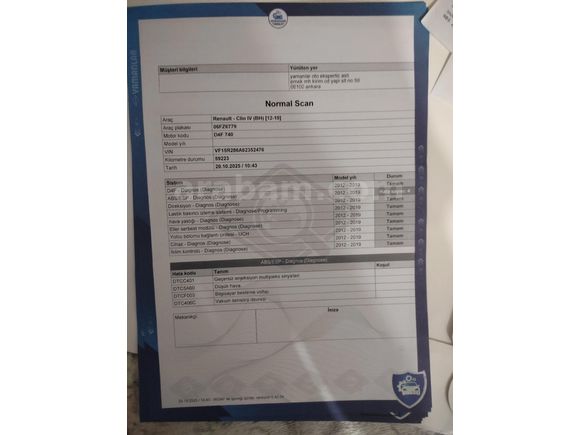 Sahibinden Renault Clio 1.2 Joy 2018 Model