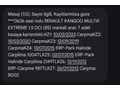Sahibinden Renault Kangoo Multix 1.5 dCi Extreme 2012 Model  363.000 km Diğer