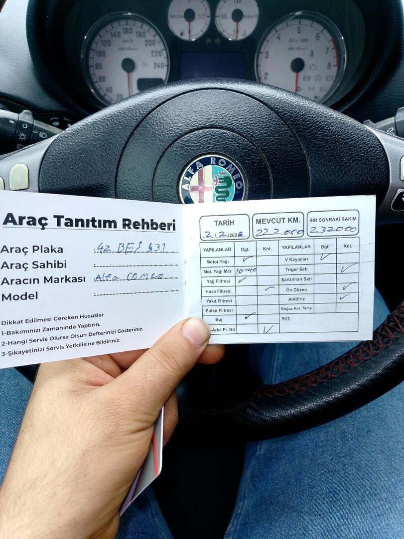 Sahibinden Alfa Romeo 147 1.6 TS Distinctive 2004 Model Konya 225.000 km Beyaz 5
