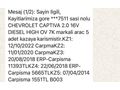 Sahibinden Chevrolet Captiva 2.0 D LT High 2011 Model