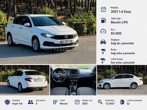 1.4 Fiat egea easy 2022 BRC LPG li 93km