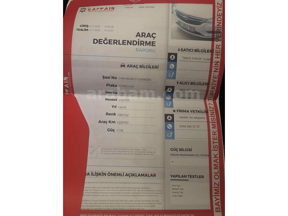 Sahibinden Opel Astra 1.6 CDTI Enjoy 2018 Model 
