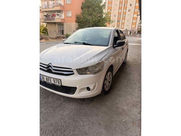 Sahibinden Citroen C-Elysée 1.6 HDi Exclusive 2014 Model  232.850 km Beyaz