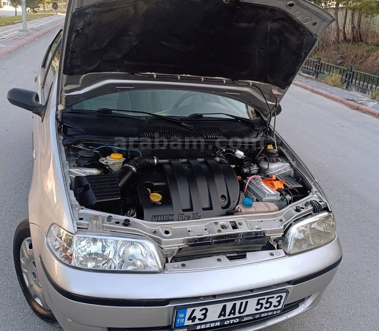 Galeriden Fiat Albea 1.2 Active 2004 Model Kütahya 242.000 km Gri 6