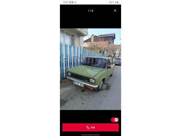 Sahibinden Tofaş Murat 124 1971 Model