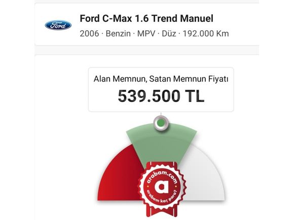 DEĞİŞENSİZ FORD FOCUS C-MAX