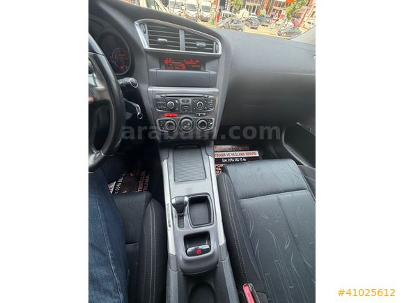 0.99 KREDİ 2012 CİTROEN C4 CONFORT PLUS DİZEL OTOMATİK BOYASIZ