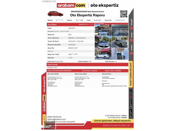 EGEA 2025 MODEL GSR2 HATASIZ ORJİNAL