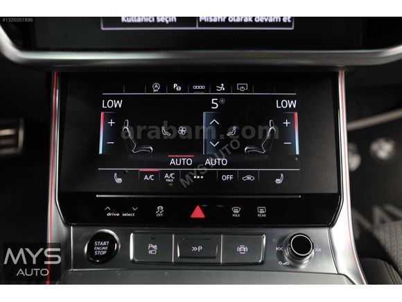 MYS AUTO'DAN 2023 AUDİ A7 45 TFSI QUATTRO S LİNE BOYASIZ BAYİ