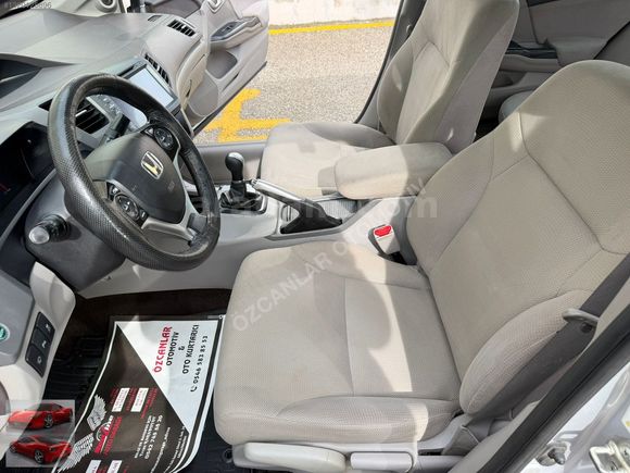 2012 MODEL 1.6 İVTECH CİVİC SANRUFLU BAKIMLI ÖZCANLAR'DA
