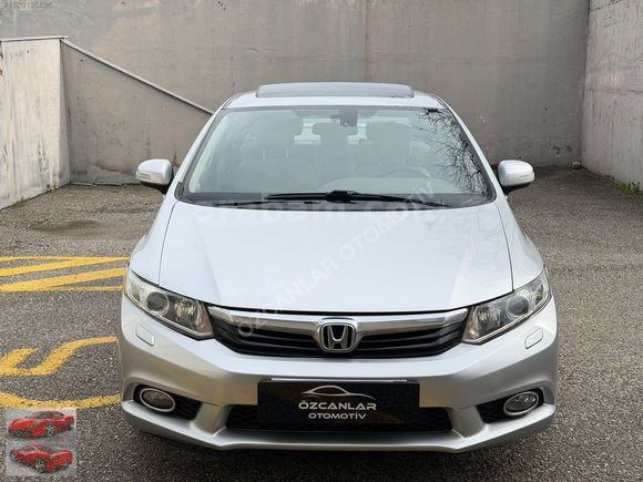 2012 MODEL 1.6 İVTECH CİVİC SANRUFLU BAKIMLI ÖZCANLAR'DA