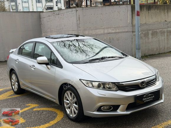 2012 MODEL 1.6 İVTECH CİVİC SANRUFLU BAKIMLI ÖZCANLAR'DA