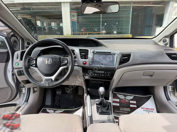 2012 MODEL 1.6 İVTECH CİVİC SANRUFLU BAKIMLI ÖZCANLAR'DA