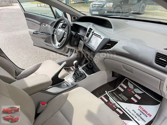 2012 MODEL 1.6 İVTECH CİVİC SANRUFLU BAKIMLI ÖZCANLAR'DA