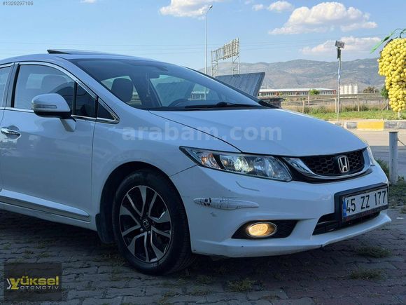 YÜKSEL OTOMOTİV,den 2014 HONDA CİVİC ECO ELEGANCE HATASIZ
