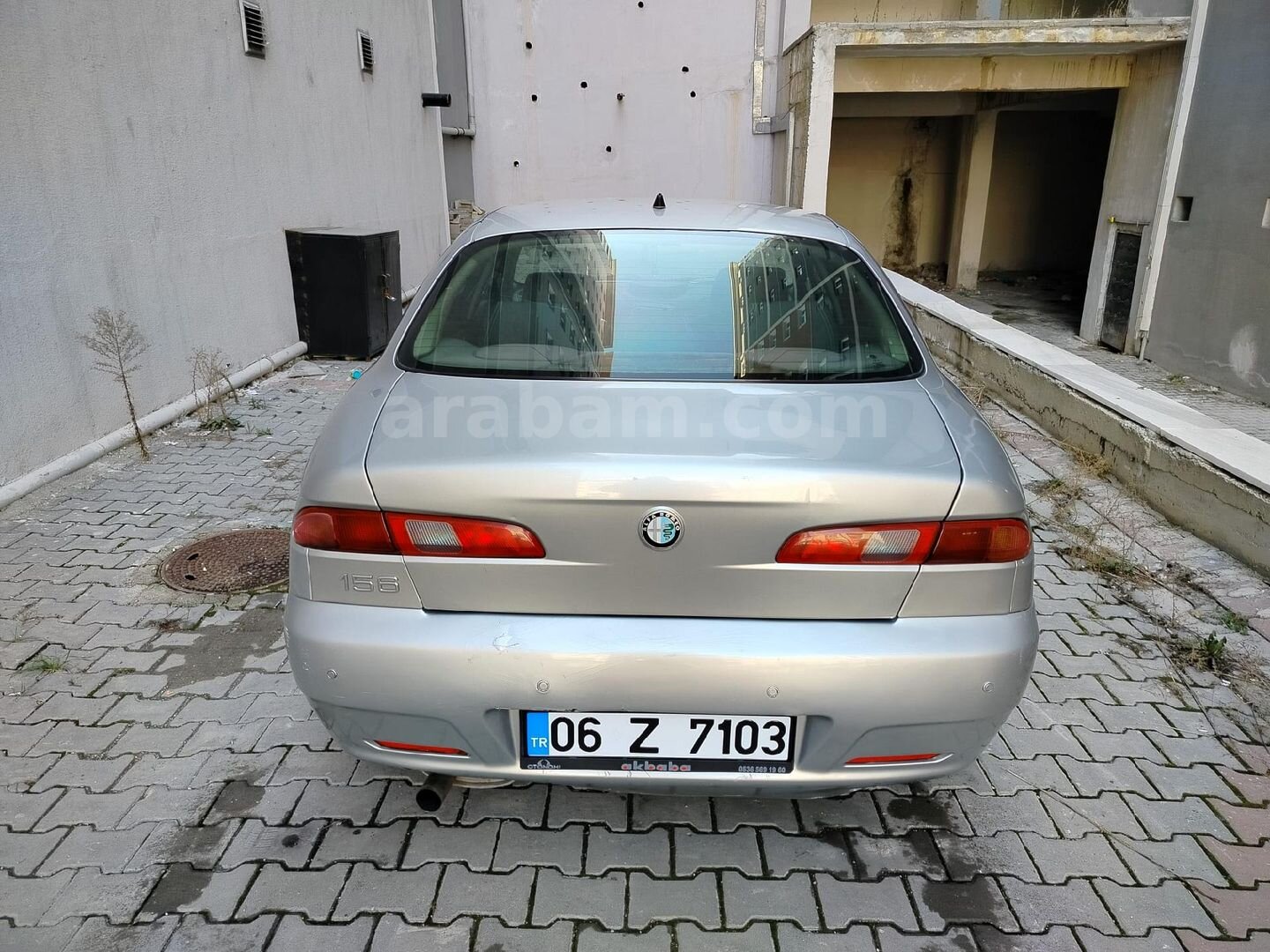 Sahibinden Alfa Romeo 156 1.6 TS Distinctive 2006 Model Ankara 315.000 km Gri (Gümüş) 7