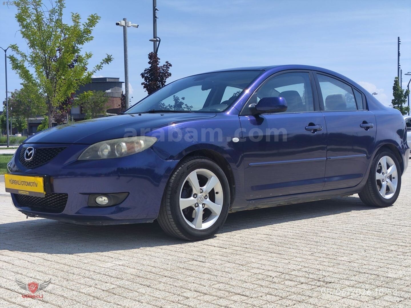Galeriden Mazda 3 1.6 Dynamic 2006 Model Eskişehir 217.000 km Lacivert 5