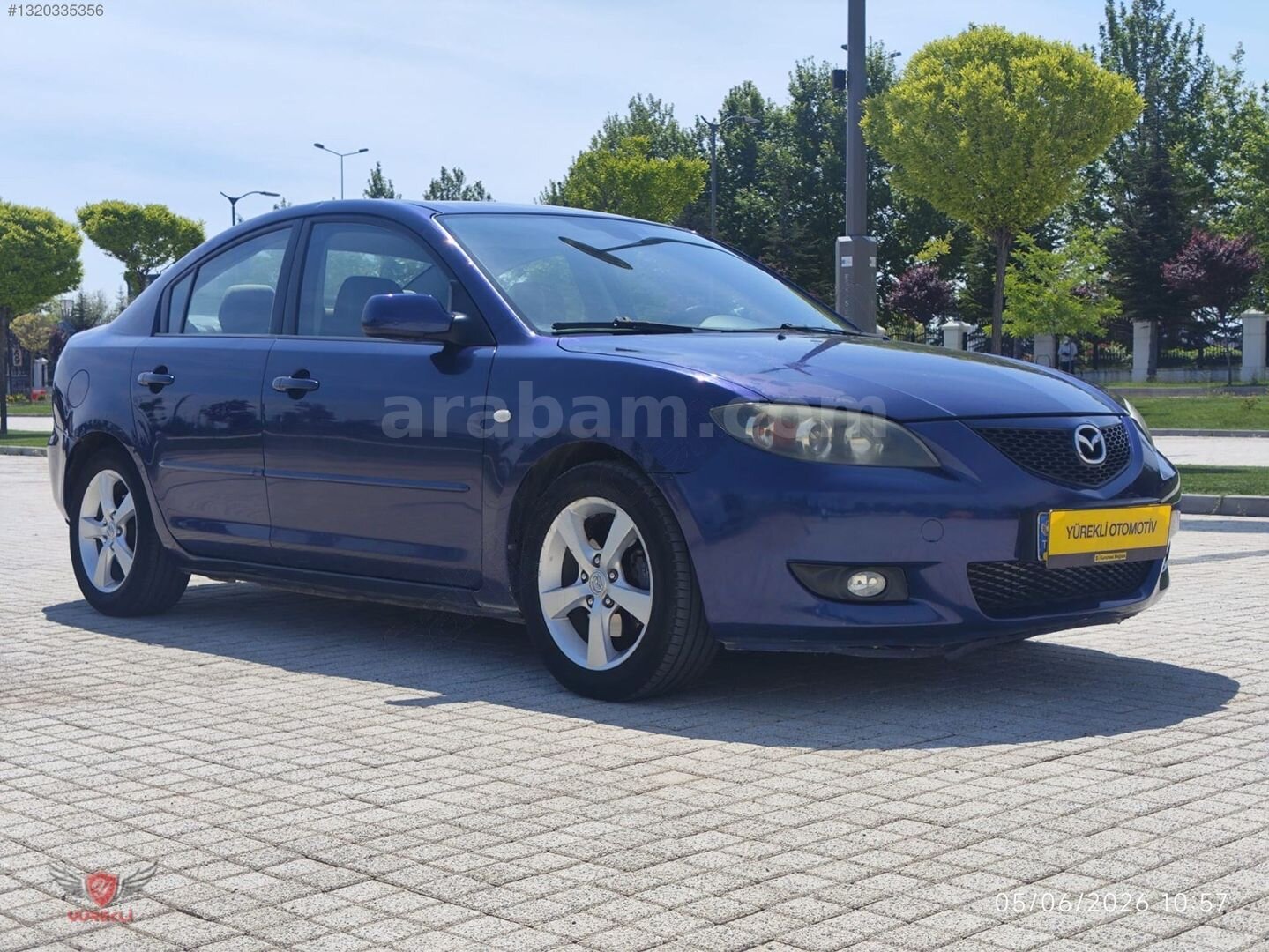 Galeriden Mazda 3 1.6 Dynamic 2006 Model Eskişehir 217.000 km Lacivert 4