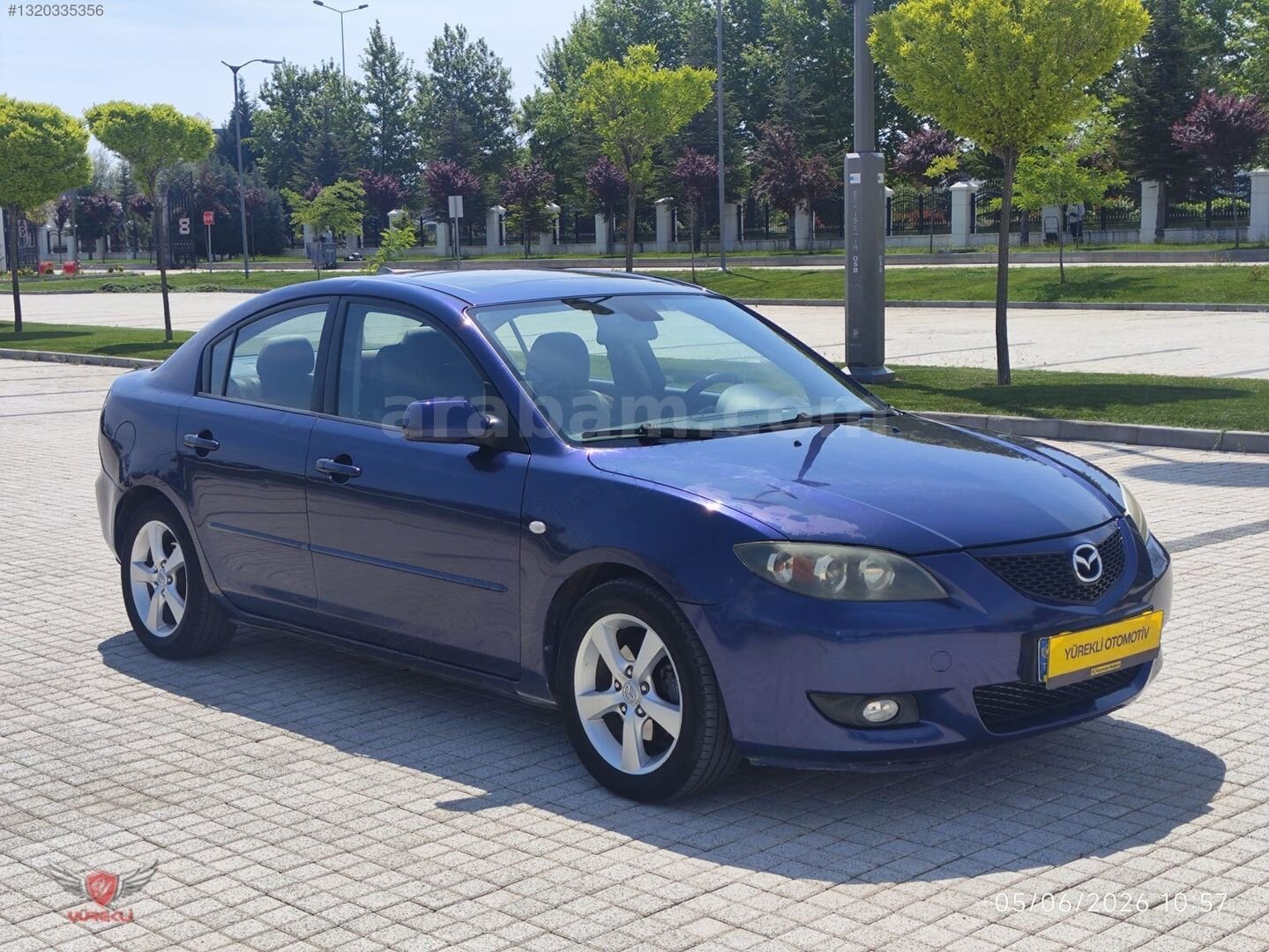 Galeriden Mazda 3 1.6 Dynamic 2006 Model Eskişehir 217.000 km Lacivert 3