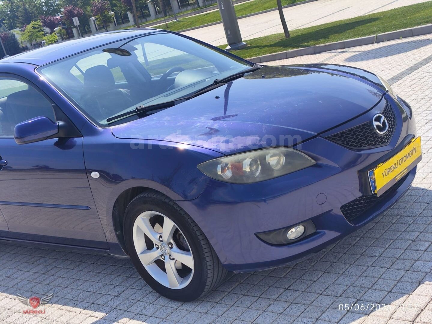 Galeriden Mazda 3 1.6 Dynamic 2006 Model Eskişehir 217.000 km Lacivert 7