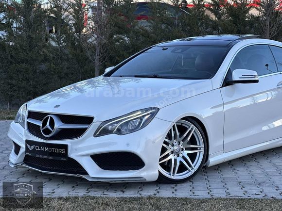 2014 MODEL MERCEDES E 250 COUPE SDF BEYAZ İÇ KIRMIZI HATASIZ