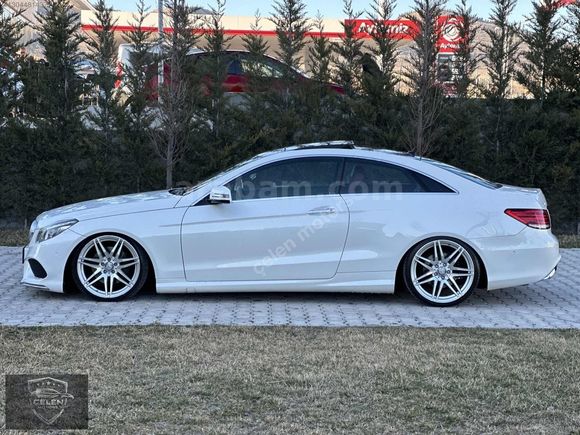 2014 MODEL MERCEDES E 250 COUPE SDF BEYAZ İÇ KIRMIZI HATASIZ