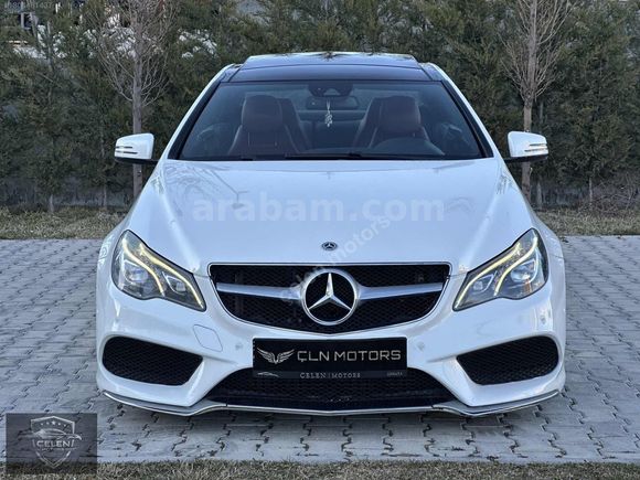 2014 MODEL MERCEDES E 250 COUPE SDF BEYAZ İÇ KIRMIZI HATASIZ