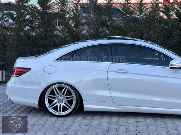 2014 MODEL MERCEDES E 250 COUPE SDF BEYAZ İÇ KIRMIZI HATASIZ