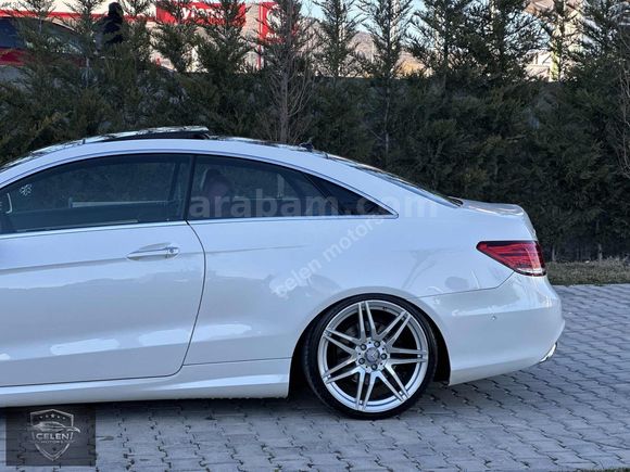 2014 MODEL MERCEDES E 250 COUPE SDF BEYAZ İÇ KIRMIZI HATASIZ