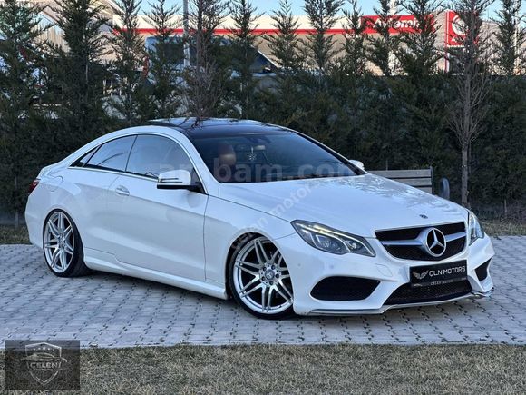 2014 MODEL MERCEDES E 250 COUPE SDF BEYAZ İÇ KIRMIZI HATASIZ